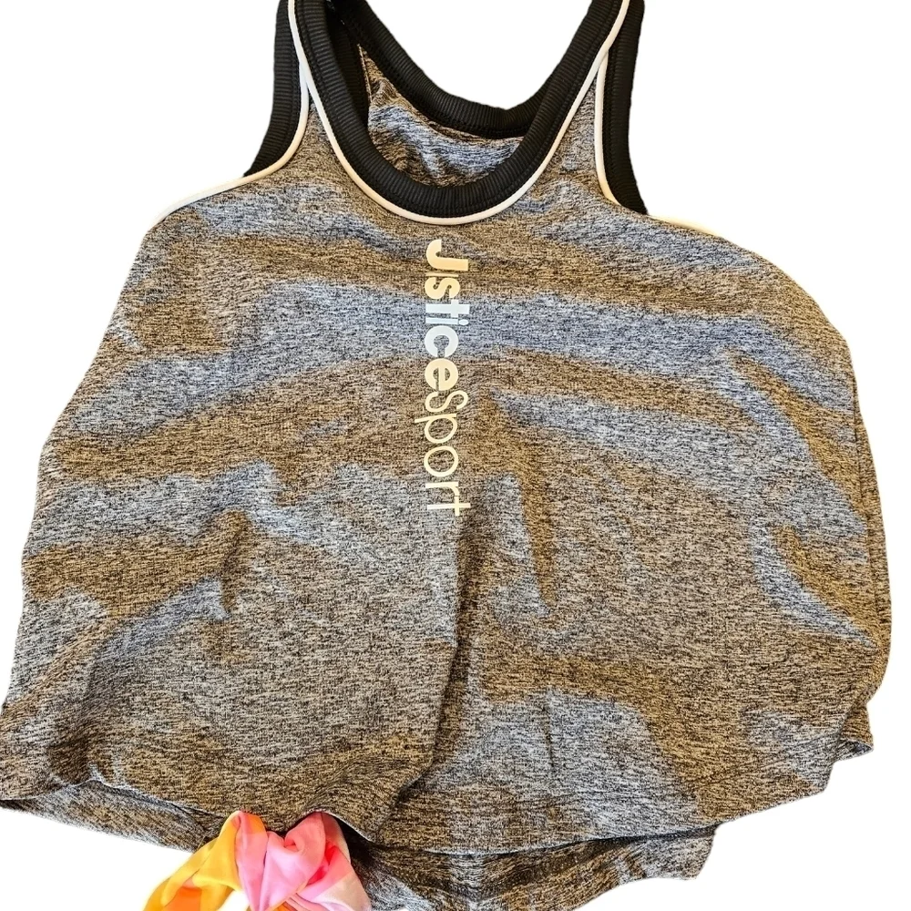 Justice Girls Bundle Lot Tops Skirt 3 pieces